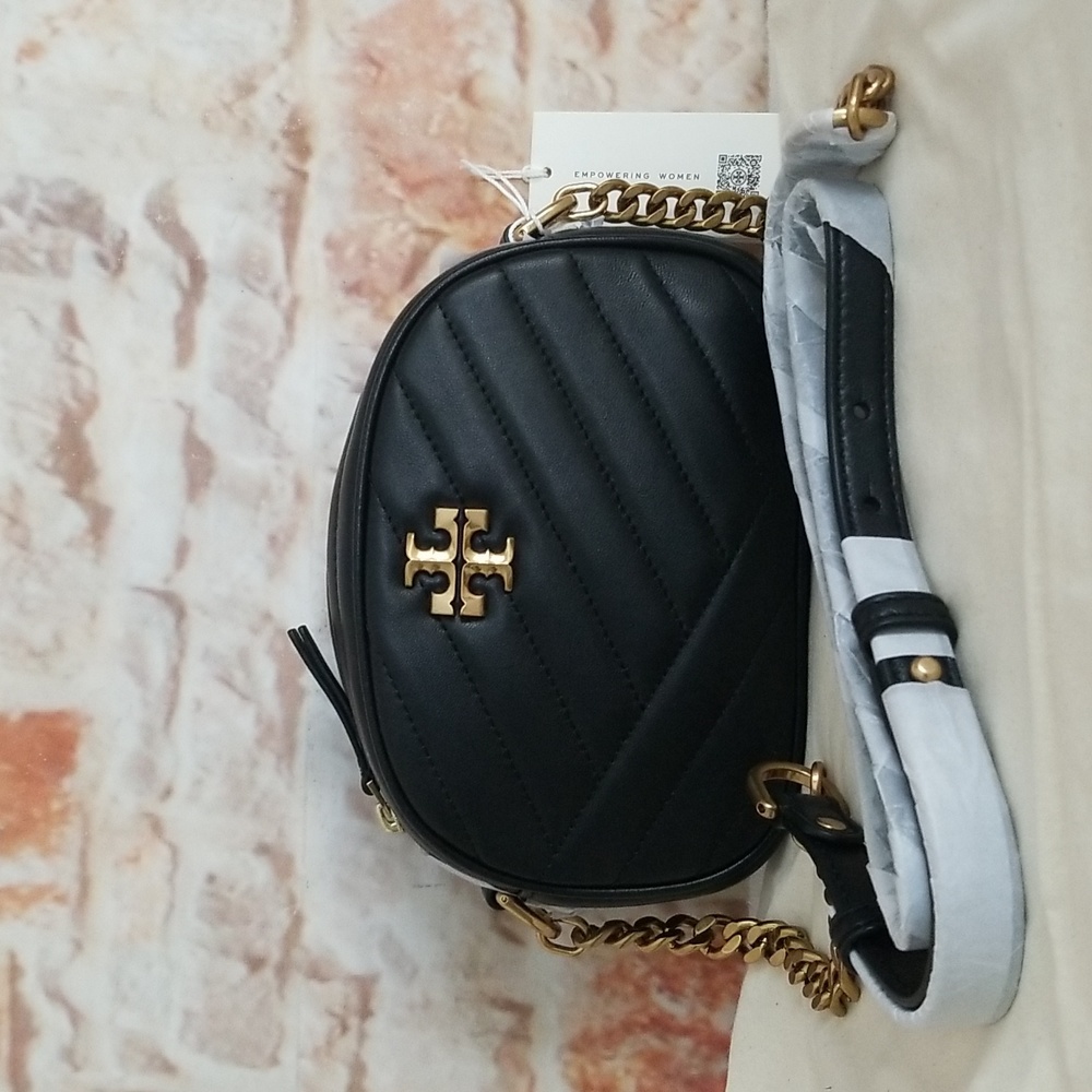 New Tory Burch Kira Chevron Camera Bag